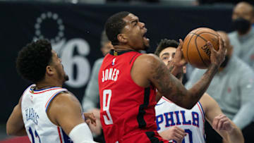 Philadelphia 76ers, Mason Jones Mandatory Credit: Bill Streicher-USA TODAY Sports