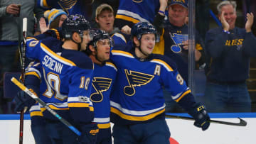 ST. LOUIS, MO - OCTOBER 18: Jaden Schwartz