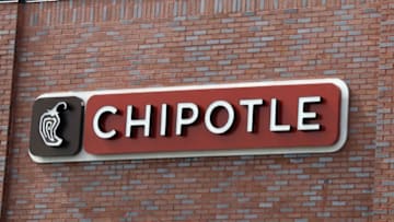WANTAGH, NEW YORK - MARCH 16: An image of the sign for Chipotle as photographed on March 16, 2020 in Wantagh, New York. (Photo by Bruce Bennett/Getty Images)