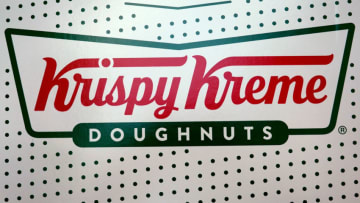 CHICAGO, ILLINOIS - MAY 05: Doughnuts are sold at a Krispy Kreme store on May 05, 2021 in Chicago, Illinois. The doughnut chain reported yesterday that it plans to take the company public again. The company was taken public in 2000 but struggled before being acquired by JAB Holding Company in 2016. (Photo Illustration by Scott Olson/Getty Images)
