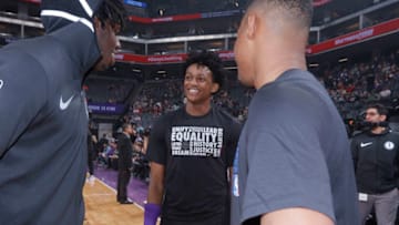SACRAMENTO, CA - FEBRUARY 3: De'Aaron Fox