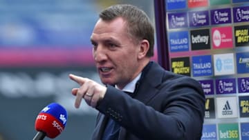 Leicester City's Northern Irish manager Brendan Rodgers (Photo by RUI VIEIRA/POOL/AFP via Getty Images)