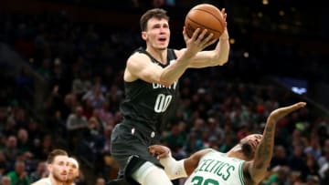 Brooklyn Nets Rodions Kurucs (Photo by Adam Glanzman/Getty Images)
