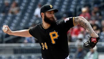 PITTSBURGH, PA - APRIL 06: Trevor Williams #34 of the Pittsburgh Pirates delivers a pitch in the first inning during the game against the Cincinnati Reds at PNC Park on April 6, 2019 in Pittsburgh, Pennsylvania. (Photo by Justin Berl/Getty Images)