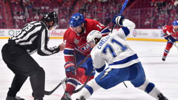 Nick Suzuki #14 of the Montreal Canadiens. (Photo by Minas Panagiotakis/Getty Images)