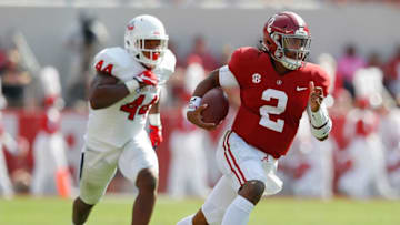 TUSCALOOSA, AL - SEPTEMBER 09: Jalen Hurts
