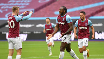 Michail Antonio, West Ham. (Photo by Justin Tallis - Pool/Getty Images)