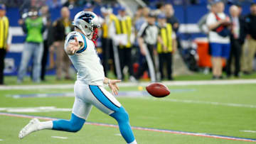 INDIANAPOLIS, INDIANA - DECEMBER 22: Michael Palardy #5 of the Carolina Panthers punts the ball in the game against the Indianapolis Colts at Lucas Oil Stadium on December 22, 2019 in Indianapolis, Indiana. (Photo by Justin Casterline/Getty Images)
