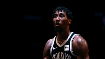 BROOKLYN, NY - JANUARY 19: Rondae Hollis-Jefferson #24 of the Brooklyn Nets looks on during the game against the Miami Heat on January 19, 2018 at Barclays Center in Brooklyn, New York. Copyright 2018 NBAE (Photo by Nathaniel S. Butler/NBAE via Getty Images)