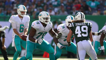 EAST RUTHERFORD, NJ - SEPTEMBER 24: Ja'Wuan James (Photo by Al Bello/Getty Images)