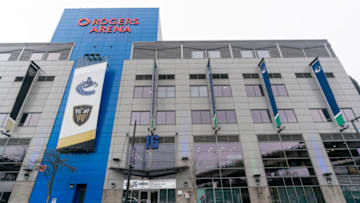 VANCOUVER, BC - JANUARY 27: A general view of Rogers Arena, home of the Vancouver Canucks on January 27, 2021 in Vancouver, Canada. (Photo by Rich Lam/Getty Images)