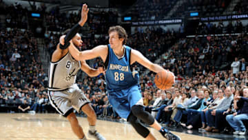 SAN ANTONIO, TX - MARCH 4: Nemanja Bjelica (Photos by Mark Sobhani/NBAE via Getty Images)