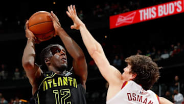 ATLANTA, GA - FEBRUARY 09: Taurean Prince