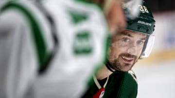 St. Paul, MN-September 17: Matts Zuccarello (36) of the Minnesota Wild in the first period. (Photo by Carlos Gonzalez/Star Tribune via Getty Images)