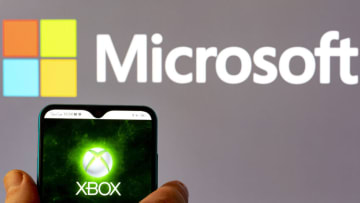 UKRAINE - 2022/01/08: In this photo illustration, Microsoft Xbox logo seen displayed on a smartphone. (Photo Illustration by Igor Golovniov/SOPA Images/LightRocket via Getty Images)