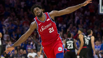 Philadelphia 76ers Joel Embiid (Photo by Mitchell Leff/Getty Images)