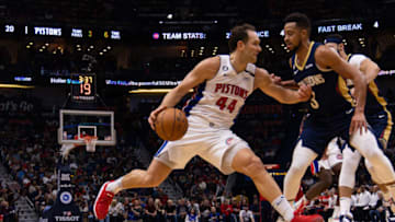 Detroit Pistons forward Bojan Bogdanovic Credit: Stephen Lew-USA TODAY Sports