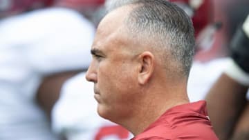 Alabama offensive line coach Kyle Flood during A-Day spring scrimmage football game at Bryant Denny Stadium in Tuscaloosa, Ala., on Saturday April 13, 2019.Flood01