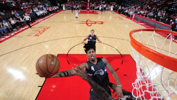 HOUSTON, TX - FEBRUARY 7: Elfrid Payton #4 of the Orlando Magic shoots the ball against the Houston Rockets on February 7, 2017 at the Toyota Center in Houston, Texas. NOTE TO USER: User expressly acknowledges and agrees that, by downloading and or using this photograph, User is consenting to the terms and conditions of the Getty Images License Agreement. Mandatory Copyright Notice: Copyright 2017 NBAE (Photo by Bill Baptist/NBAE via Getty Images)