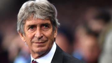 MANCHESTER, ENGLAND - FEBRUARY 27: Manuel Pellegrini, Manager of West Ham United looks on prior to the Premier League match between Manchester City and West Ham United at Etihad Stadium on February 27, 2019 in Manchester, United Kingdom. (Photo by Laurence Griffiths/Getty Images)