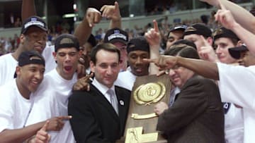 Duke basketball, 2001. DIGITAL IMAGE.Mandatory Credit: (Brian Bahr/ALLSPORT)