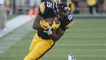 IOWA CITY, IA - SEPTEMBER 26: Runningback Akrum Wadley