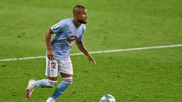 VIGO, SPAIN - JULY 16: Rafa Alcantara 'Rafinha' of Celta de Vigo in action during the Liga match between RC Celta de Vigo and Levante UD at Abanca Balaidos Stadium on July 16, 2020 in Vigo, Spain. Football Stadiums around Europe remain empty due to the Coronavirus Pandemic as Government social distancing laws prohibit fans inside venues resulting in all fixtures being played behind closed doors. (Photo by Jose Manuel Alvarez/Quality Sport Images/Getty Images)