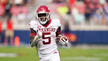 Raheim Sanders, Arkansas Football (Marvin Gentry-USA TODAY Sports)