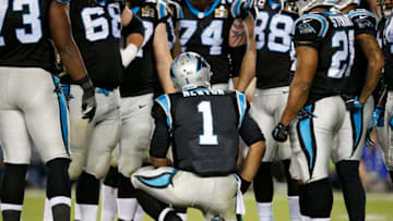 SANTA CLARA, CA - FEBRUARY 07: Cam Newton