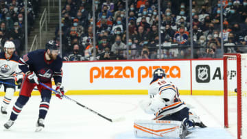 Mikko Koskinen, Edmonton Oilers Mandatory Credit: Terrence Lee-USA TODAY Sports
