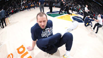 Joe Ingles, Utah Jazz. (Photo by Melissa Majchrzak/NBAE via Getty Images)