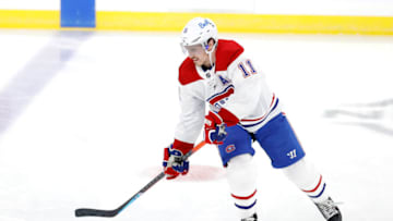 Mar 17, 2021; Winnipeg, Manitoba, CAN; Montreal Canadiens Brendan Gallagher. Mandatory Credit: James Carey Lauder-USA TODAY Sports