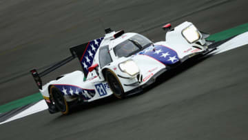 NORTHAMPTON, ENGLAND - APRIL 14: The Dragonspeed Oreca - Gibson of Henrik Hedman, Nicolas Lapierre and Ben Hanley (Photo by Ker Robertson/Getty Images)