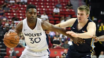 LAS VEGAS, NEVADA - JULY 15: Kelan Martin #30 of the Minnesota Timberwolves. (Photo by Ethan Miller/Getty Images)