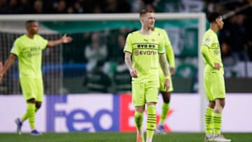 Borussia Dortmund have been relegated to the Europa League (Photo by Eric Verhoeven/Soccrates/Getty Images)
