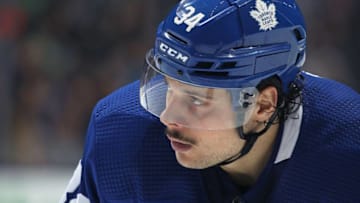 Auston Matthews of the Toronto Maple Leafs. (Photo by Claus Andersen/Getty Images)