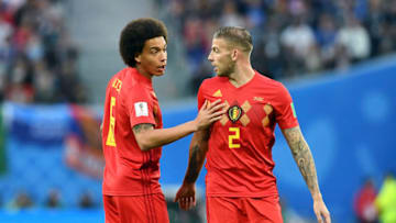 July 10, 2018; St. Petersburg, Russia; Belgium defender Toby Alderweireld (2) Mandatory Credit: Tim Groothuis/Witters Sport via USA TODAY Sports