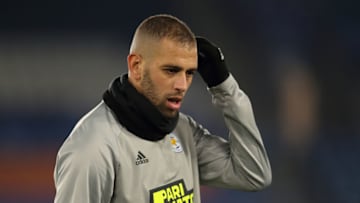 Islam Slimani of Leicester City (Photo by James Williamson - AMA/Getty Images)