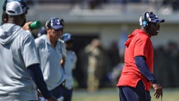 Fly War Eagle talks the pros and cons of Auburn football hiring 'Prime Time' Deion Sanders and Hugh Freeze as the next head coach Mandatory Credit: The Clarion-Ledger