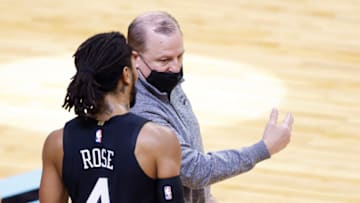 Derrick Rose, Tom Thibodeau (Photo by Michael Reaves/Getty Images)