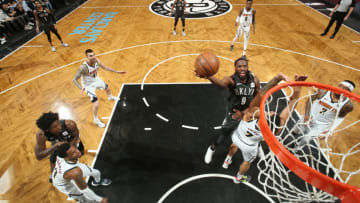 Brooklyn Nets DeMarre Carroll. Mandatory Copyright Notice: Copyright 2018 NBAE (Photo by Nathaniel S. Butler/NBAE via Getty Images)