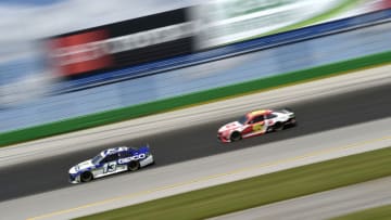 Ty Dillon, Germain Racing, and Christopher Bell, Leavine Family Racing, NASCAR (Photo by Jared C. Tilton/Getty Images)