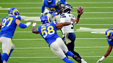 Los Angeles Rams breakout candidate Justin Hollins. Mandatory Credit: Robert Hanashiro-USA TODAY Sports