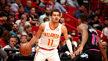 Trae Young #11 of the Atlanta Hawks (Photo by Issac Baldizon/NBAE via Getty Images)