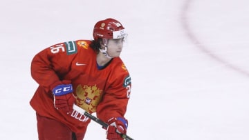 VANCOUVER , BC - JANUARY 4: Alexander Romanov (Photo by Kevin Light/Getty Images)