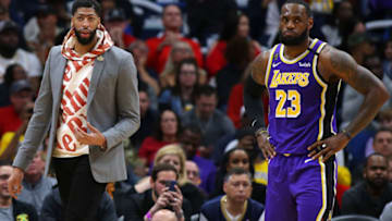 LeBron James, Anthony Davis (Photo by Jonathan Bachman/Getty Images)