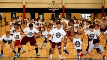 This isn't the actual event, but, it's got kids in there so, cool. Mandatory Credit: Derick E. Hingle-USA TODAY Sports