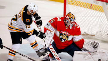 SUNRISE, FL - MARCH 15: Goaltender James Reimer