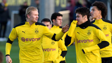 Erling Haaland and Gio Reyna (Photo by Alex Gottschalk/DeFodi Images via Getty Images)