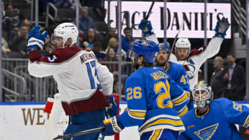 St. Louis Blues goaltender Jordan Binnington (50)Mandatory Credit: Jeff Curry-USA TODAY Sports